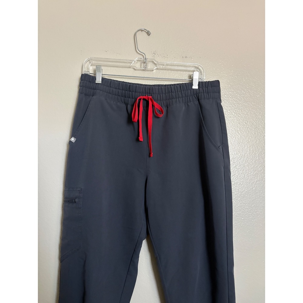 FIGS Technical Collection Women's Zamora High-Rise Jogger Scrub Pant Charcoal MP